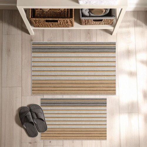 L&amp;#039;essentiel Maison Set prostirki za kupatilo Asr38, 2 dela, Bež Slike