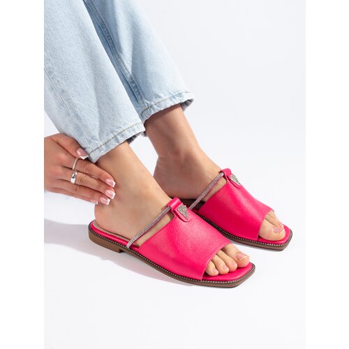 Shelvt Women's Pink Flat Flip Flops Cijene
