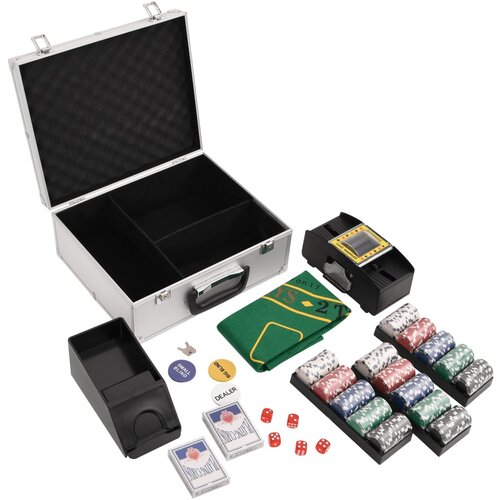 VidaXL Komplet poker žetonov 300 kosov 11,5 g Slike