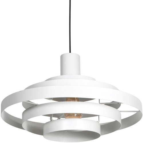 Steinhauer Retro hanglamp wit rond - Halo Cirque Cene