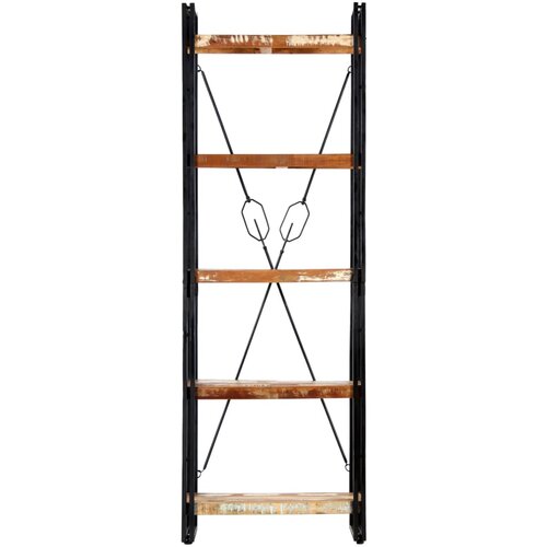Maison Chic Knjižna omara - Knjižni regal 5-nadstropna 60x30x180 cm trden predelan les, (21726049) Slike