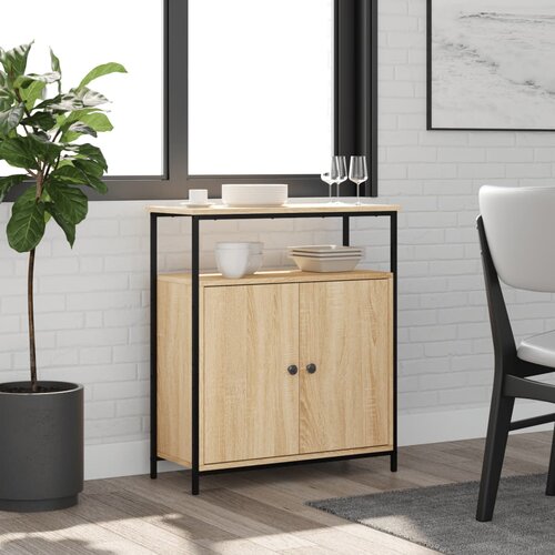 The Living Store Komoda sonoma hrast 70x30x80 cm inženirski les - Komoda, (21660910) Slike
