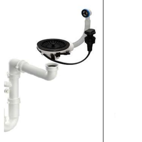 Sink Solution sifon POP-UP granit / black Cene