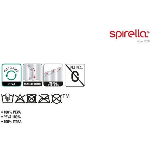 Spirella Zavesa za tu&amp;scaron; 180x200 cm Sardai &amp;ndash; Slike