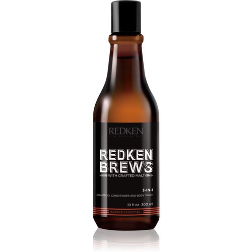 Redken Brews 3 u1 &amp;scaron;ampon, regenerator i gel za tu&amp;scaron;iranje 300 ml Slike