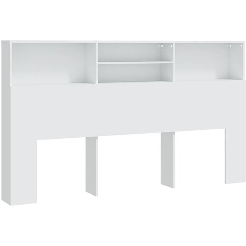 Maison Chic vzglavna omarica - nočna omarica - posteljna omarica bela 180x19x103,5 cm, (21705067) Slike