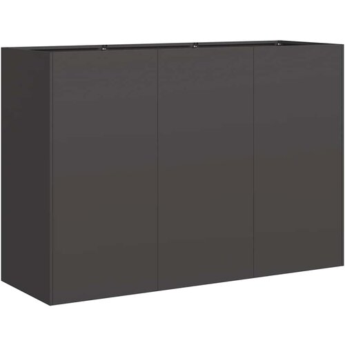 Maison Chic Cvetlični Lonec - Cvetlično korito Black 120x40x80 cm Hladno valjano jeklo, (21788571) Cene