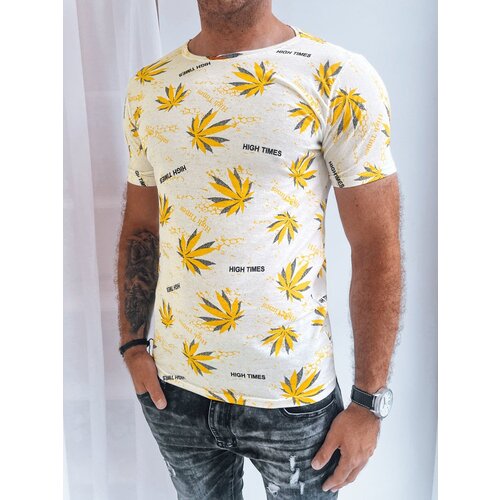 DStreet T-shirt męski z nadrukiem biały Cene