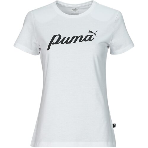 Puma majice s kratkimi rokavi ESS BLOSSOM SCRIPT TEE Bela Slike