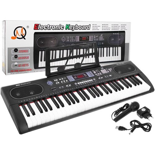  Otro&amp;scaron;ki klavir MQ-603UFB + stojalo za note + mikrofon Slike