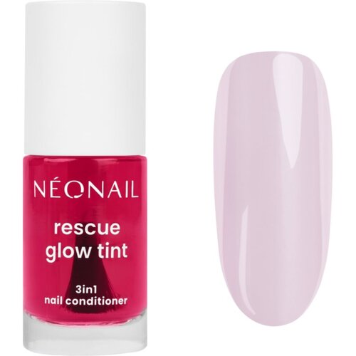 NeoNail Rescue Glow Tint 3in1 Nail Conditioner negovalni lak za nohte odtenek Glazed Strawberry 7.2 ml Slike