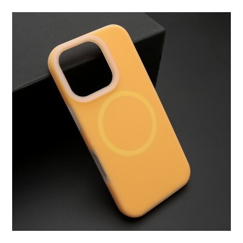  Futrola pastel color magsafe za iphone 16 pro (6.3) narandzasta ( F117190 ) Slike