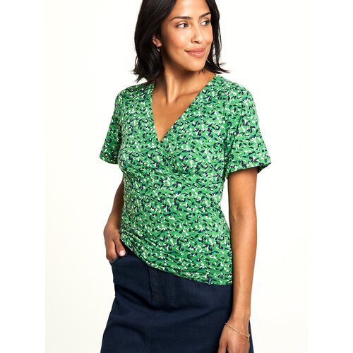 Tranquillo Green Patterned T-Shirt - Women Slike