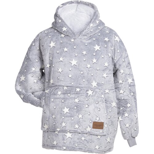 Svilanit otroška hoodie odeja, zvezdice + darilo: Nogavice Cene