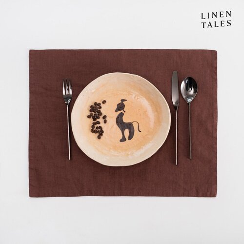 Linen Tales Laneni podmetač 35x45 cm Chocolate &ndash; Cijene