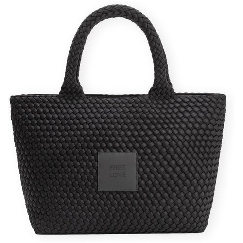 Verb To Do Ročne torbice Neoprene Large Bag - Free Love Črna Cene