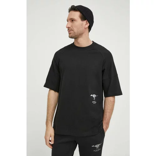 G-star Raw Pamučna majica za muškarce, boja: crna, s tiskom