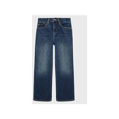 Calvin Klein Jeans Jeans hlače IG0IG01883 Mornarsko modra Relaxed Fit