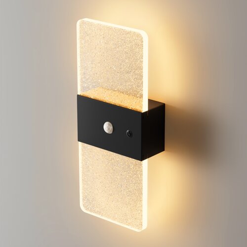 INF Pravokotna akrilna LED svetilka s senzorjem in 1200mAh baterijo Black, (5000491130) Cene