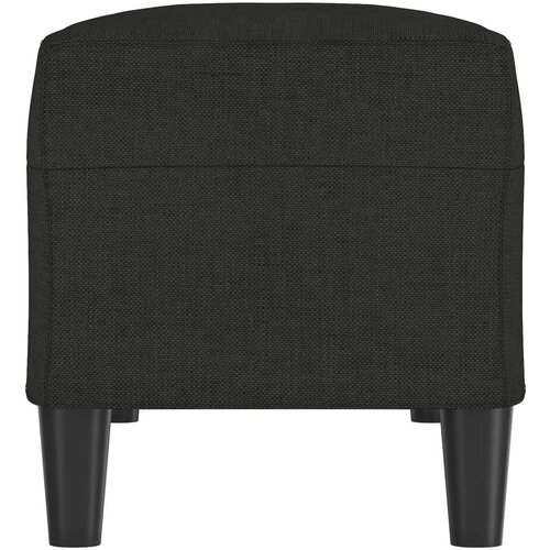  Klupa crna 100x35x41 cm od tkanine - Crna 100 x 35 x 41 cm Slike