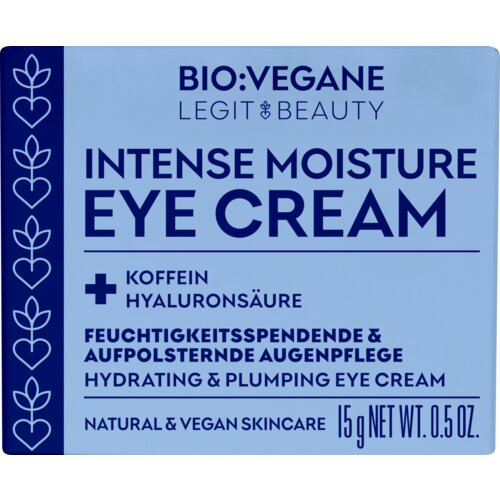 BIO:V&amp;Eacute;GANE Legit Beauty Intense Moisture Eye Cream - 15 g Slike