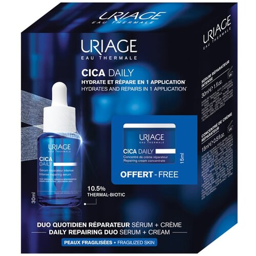 Uriage bariederm cica daily serum 30ml + cica daily koncentrat 15ml Cene