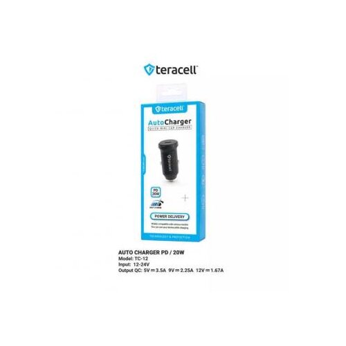 Teracell evolution TC-12 20W auto punjač Slike