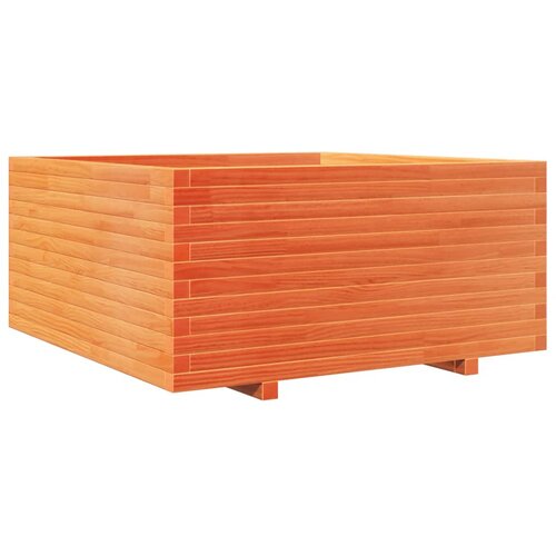  Vrtna sadilica vo&amp;scaron;tano smeđe boje 100x100x49,5 cm od borovine Slike