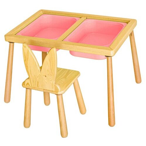 Hanah home Dječiji sto i stolica, roze Slike