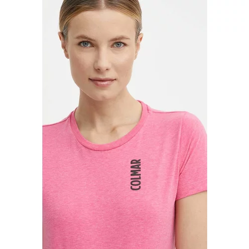 Colmar Kratka majica ženski, roza barva