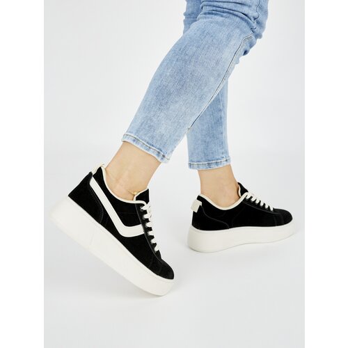  Suede black women's platform shoes Cijene