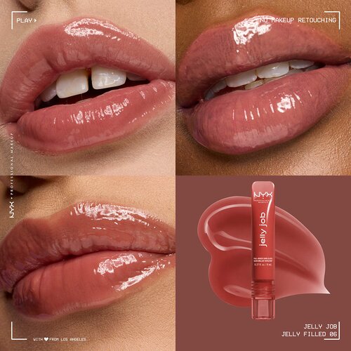NYX Professional Makeup Jelly Job sjaj za usne 06 jelly filled Slike