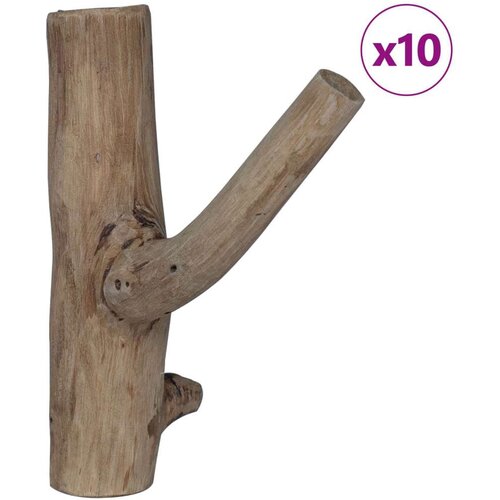  Kuka Smeđa 4 x 4 x 14 cm Čvrsto drvo iz reciklaže Slike