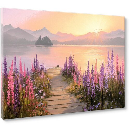 Styler Slika 113x85 cm Lupine Shore &amp;ndash; Slike