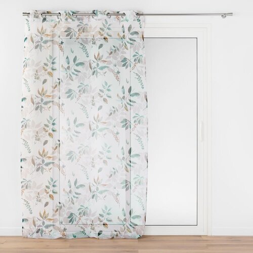 Douceur d intérieur Bijela/zelena prozirna zavjesa 140x280 cm Dilaris – Cijene