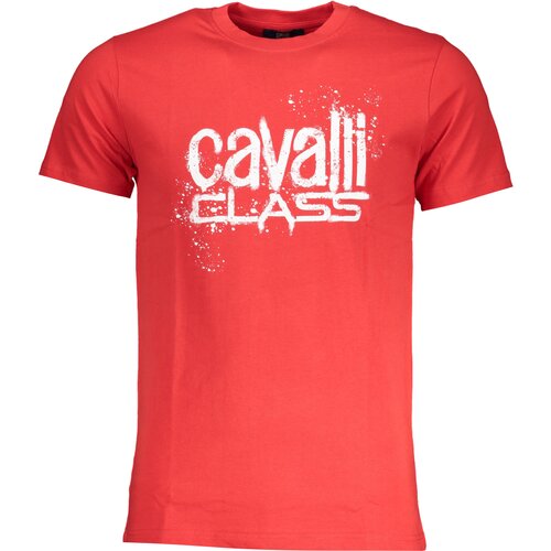 Cavalli Class MEN&#39;S SHORT SLEEVE T-SHIRT RED Cene