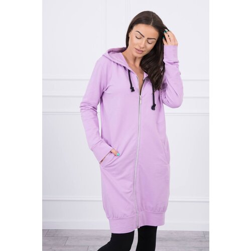 Kesi Dress with hood and hood of purple color Slike