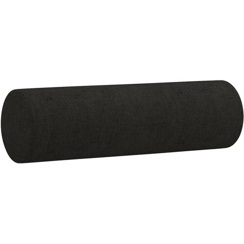  3-dijelni set sofa s jastucima crni od mikrovlakana Slike