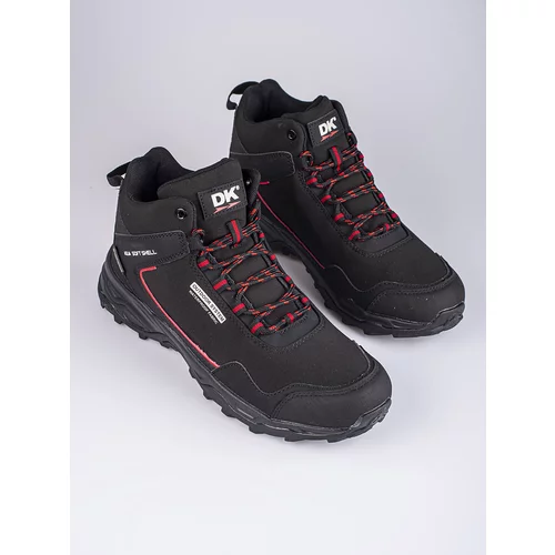 DK Men's high trekking boots black and red