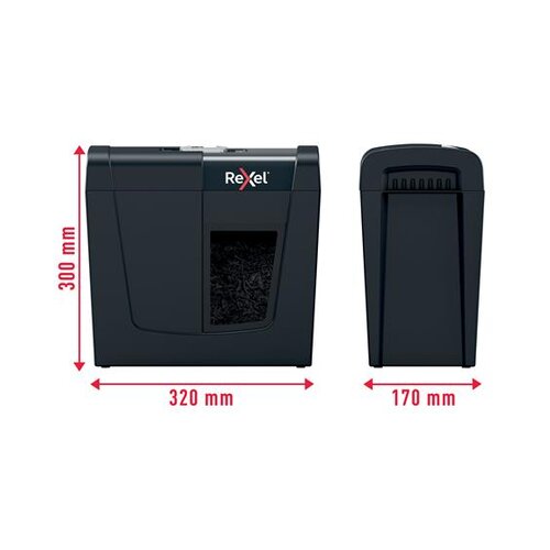 Rexel Uničevalec dokumentov secure x6 p4 4x40mm 2020122EU Slike