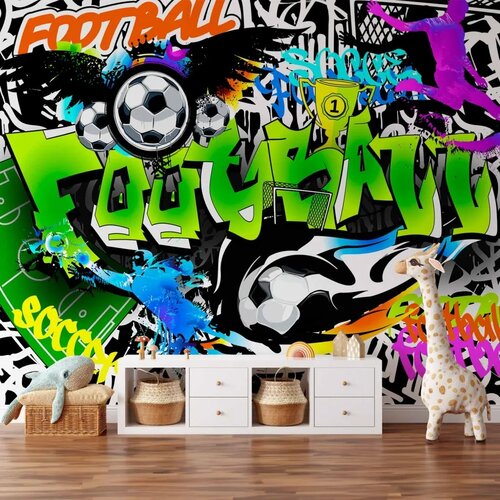  Foto tapeta - Football Graffiti 350x256 Premium Cene