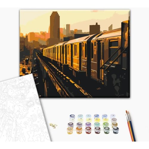  Slika za samostalno slikanje - New York Subway 50x40 Cijene
