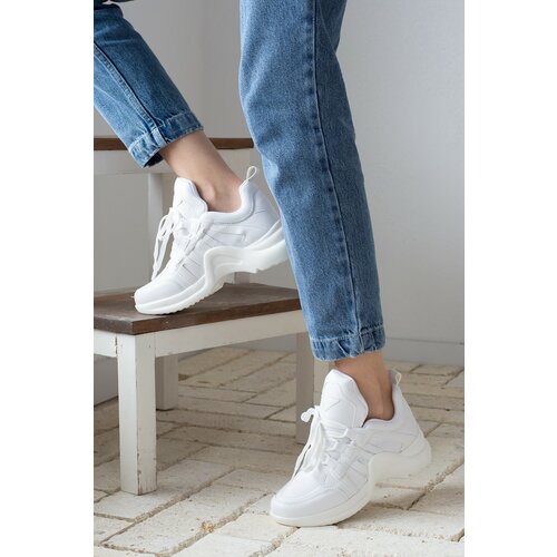 İnan Ayakkabı WOMEN'S WHITE SNEAKER SNEAKERS Y2020 Slike