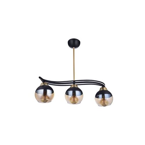 VISILICA 3xE27 max 60W 55x55cm Crno/Bakar ARGON Slike