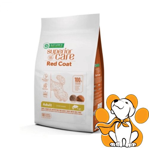 Nature's Protection Red Coat Small Adult Salmon 10kg, Granule Za Riđe Pse Cene