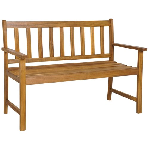 Costway Dvosed lesena vrtna klop 122 x 56,5 x 86 cm, (5000007610) Cene