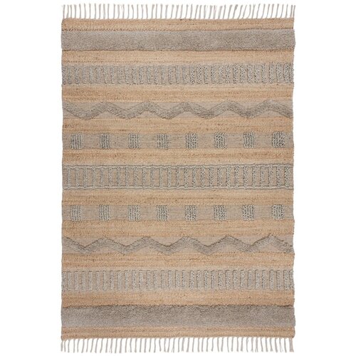 Flair Rugs Svijetlo sivi/u prirodnoj boji tepih 120x170 cm Medina – Cijene