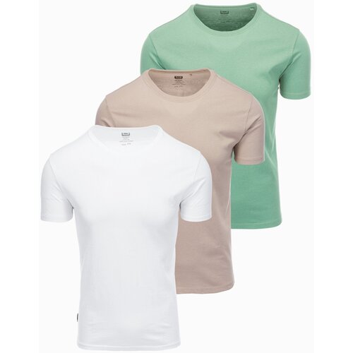 Ombre Men's plain t-shirt - mix 3 Cene