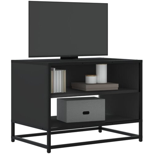 vidaXL TV omarica črna 61x40x46 cm inženirski les in kovina Cene
