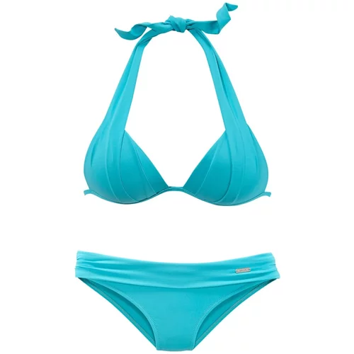 Lascana Bikini cijansko modra / neonsko modra